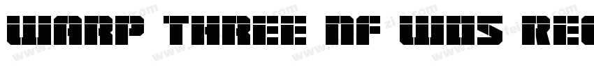 Warp Three NF W05 Regular字体转换